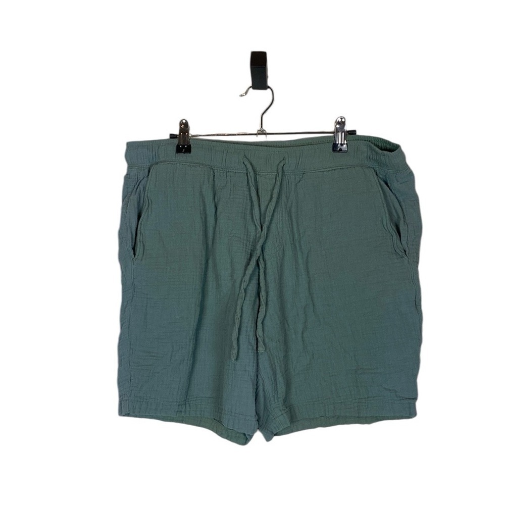 Gilly Hicks Teal Drawstring Cotton Shorts & Top Set
